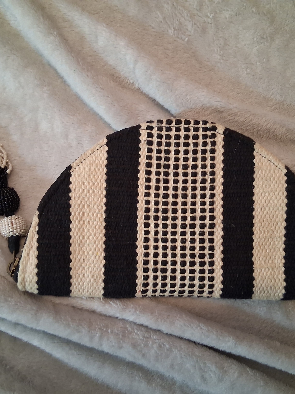 Universal Thread Woven Half Moon Clutch Bag